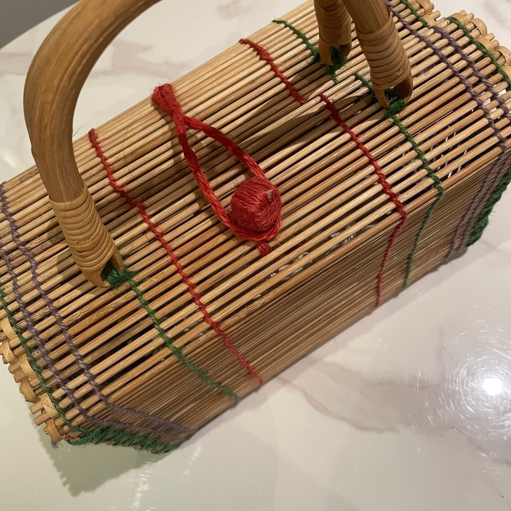 Stylish Jute Basket Bag - Picture 3 of 6